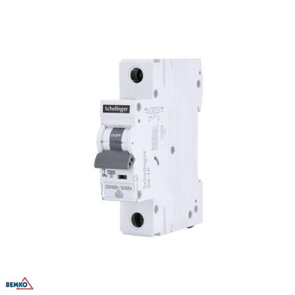 OVERCURRENT CIRCUIT BREAKER 10KA 1P B 16A VDE SCHELINGER image 1