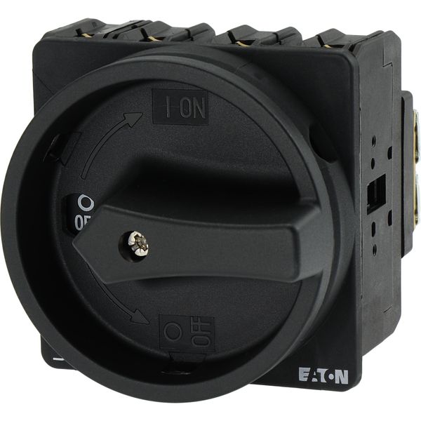P3-63/EA/SVB-SW/N Main switch, P3, 63 A, flush mounting, 3 pole + N, STOP function, With black rotary handle and locking ring, Lockable in the 0 (Off) position image 10