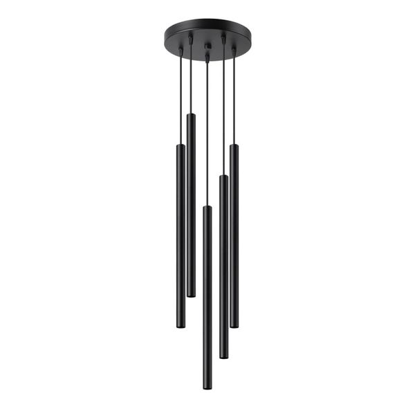 PASTELO 5P BLACK HANGING LAMP G9 5X8W IP20 image 1