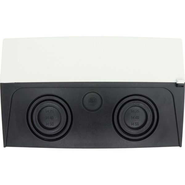 P3-100/I5/SVB-SW Main switch, P3, 100 A, surface mounting, 3 pole, STOP function, With black rotary handle and locking ring, Lockable in the 0 (Off) position image 23