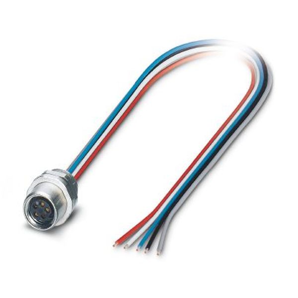 SACC-E-M8FS-5CON-M10/0,5 DN - Device connector front mounting image 2