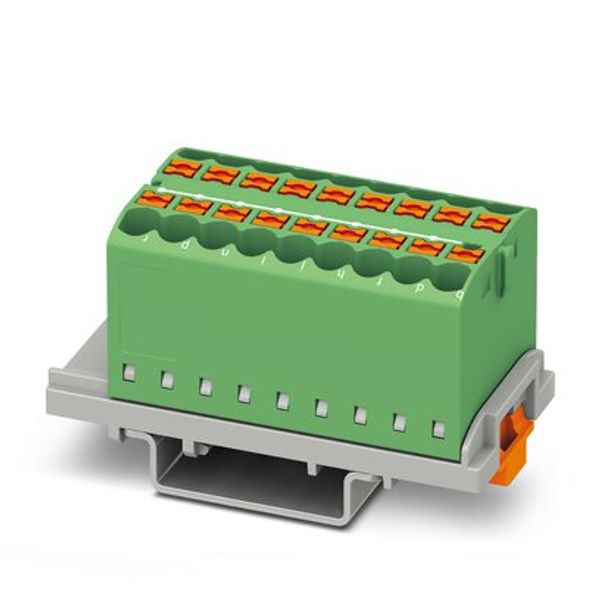 PTFIX 18X2,5-NS35 GN - Distribution block image 1