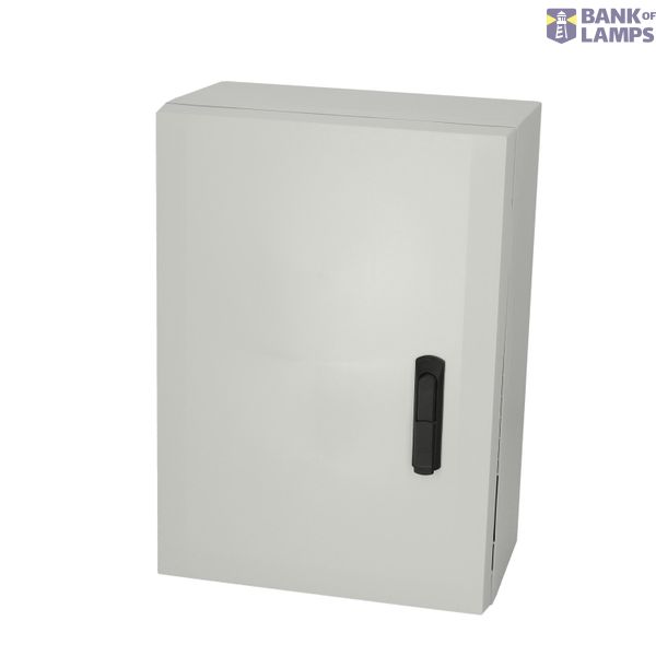Polycarbonate enclosure, 700x500x300mm, fitted with Mounting plate image 4
