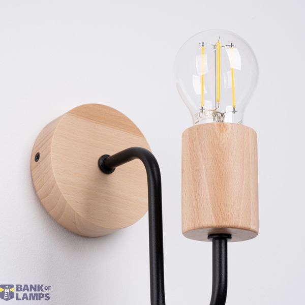 TIMBO WALL LAMP BLACK 1XE27 image 8