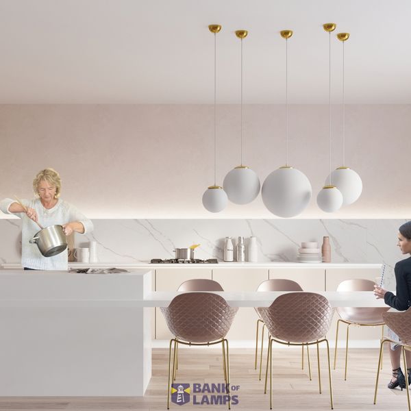 HANGING LAMP UGO 40 GOLD E27 1X60W IP20 image 8
