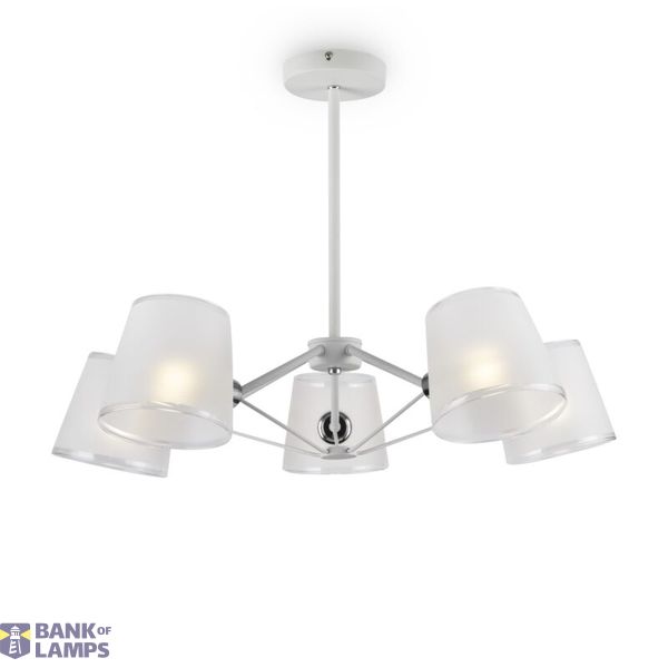 Modern Gino Chandelier Chrome image 1