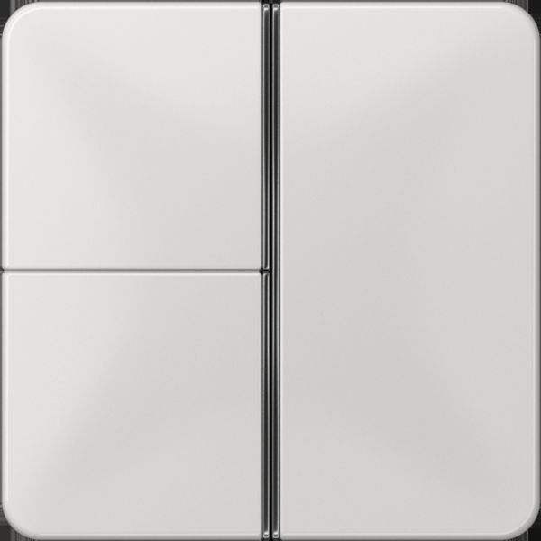 Cover 4-gang with sym. for button 1+4 CD404TSAPGR14 image 1