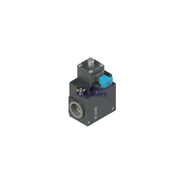 Position switch with short piston plunger and reset device image 1