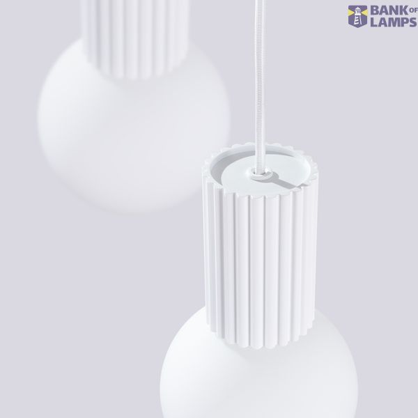 Pendant lamp HALO 3P white image 4