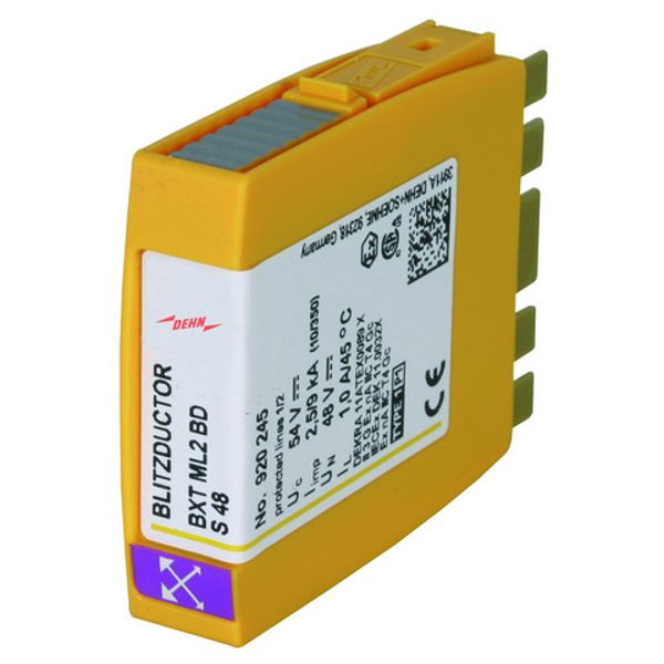 BLITZDUCTOR XT combined lightn. current and surge arrester mod., shiel image 1