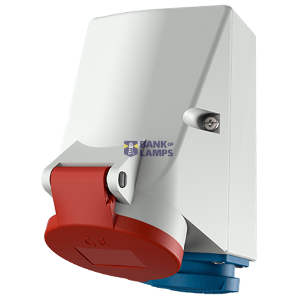 Wallmounted receptacle, 16A4p 6H400V image 1
