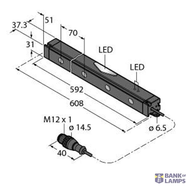 Pick-to-Light Placement Sensor   PVL500NQ image 1