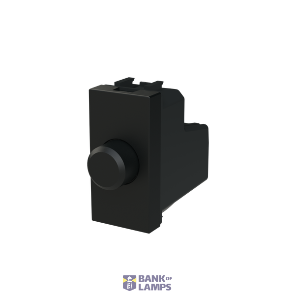 Resistive rotatory dimmer 127/230V - 1M - Matt Black image 2