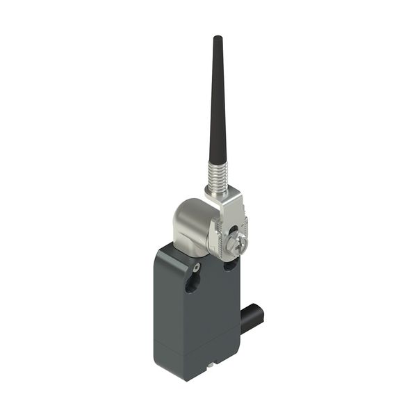 Modular prewired switch with metal revolving lever with flexible adjustable rod image 1