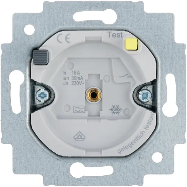 Built-in current protector, 16 A, 30 mA, type A image 1