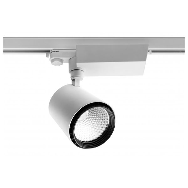 LED track luminaire X-LINE, 40 W, 3245 lm, 4000K, AC220-240V, 24°, IP20, white image 1