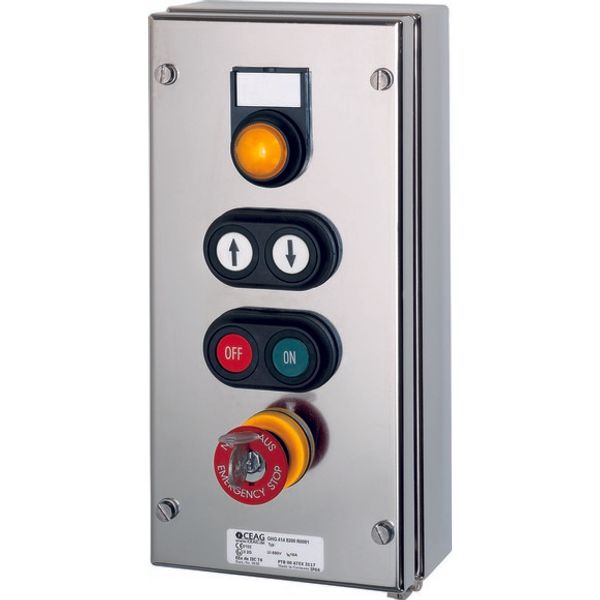T0-1-8214/I1 Changeoverswitches, T0, 20 A, surface mounting, 1 contact unit(s), Contacts: 2, 45 °, momentary, With 0 (Off) position, with spring-return from both d image 140