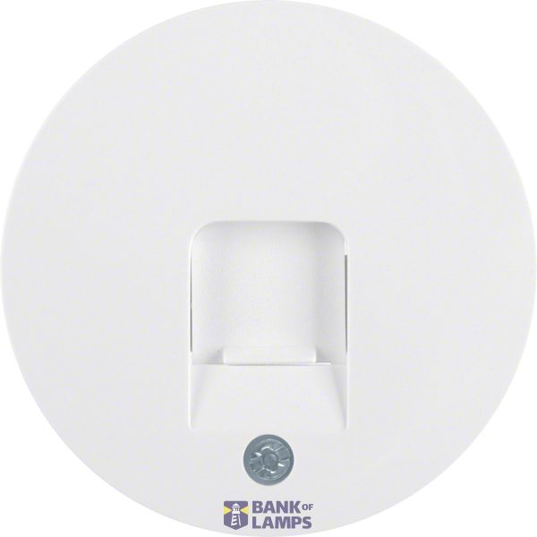 Central part RJ data socket 1-way with dust filter R.1/R.3/R.8, polar white image 1