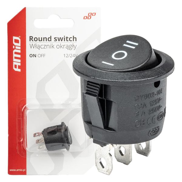 Round switch 12/230V BU03 image 1