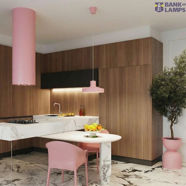 Pendant lamp BILO pink image 8