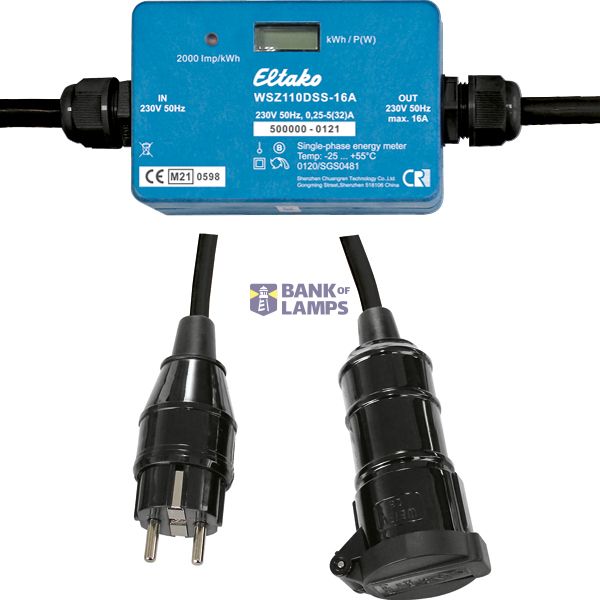 Mobile single-phase energy meter with MID image 1