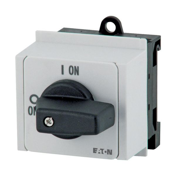 P1-32/IVS/N On-Off switch, P1, 32 A, service distribution board mounting, 3 pole + N, with black thumb grip and front plate image 5