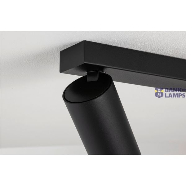 KAMI, ceiling-mounted light, 3x max. 10W, GU10, black/gold image 2