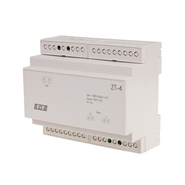 transformer power supply with switching regulator ZT-4 24V DC 1A image 1
