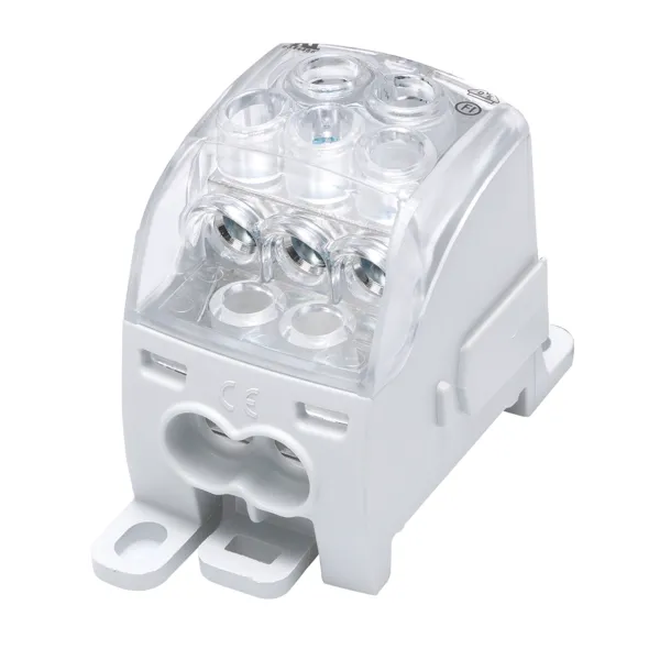 SUB 210 Universal distribution block Al/Cu 82050 SIMBLOCK grey image 1