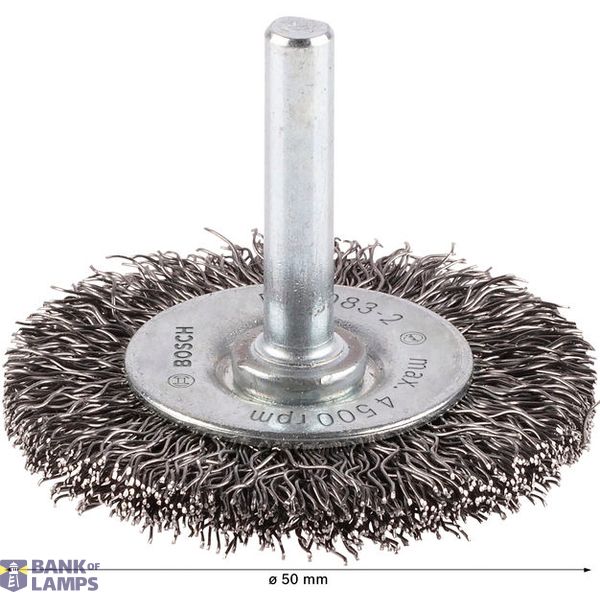 Wire Wheel Crimped 50x0.3 mm Steel image 2