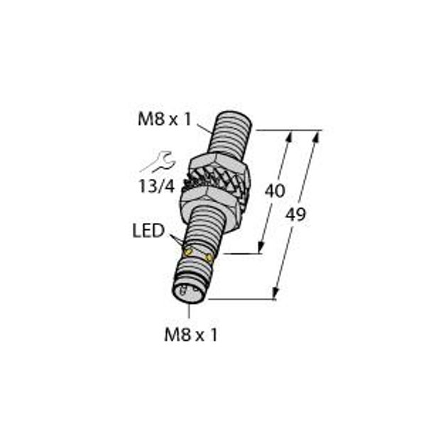 Inductive Sensor   BI1.5U-EGT08-AP6X-V1131 image 1