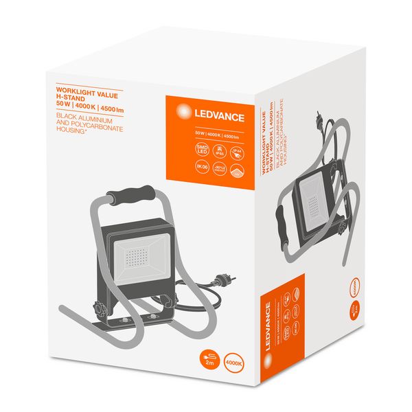 WORKLIGHT VALUE H-STAND 50 W 4000 K IP65 image 2