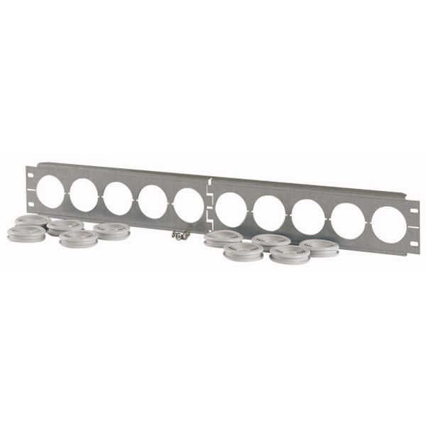 XTPPCCH2-W800D600 Partition, ventilated, for power feeder, WxD = 800 x 600 mm image 1