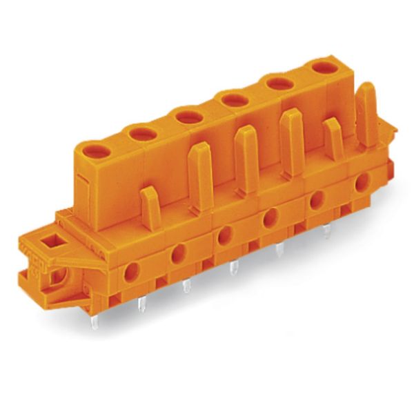 THT female header straight Pin spacing 7.62 mm orange image 3
