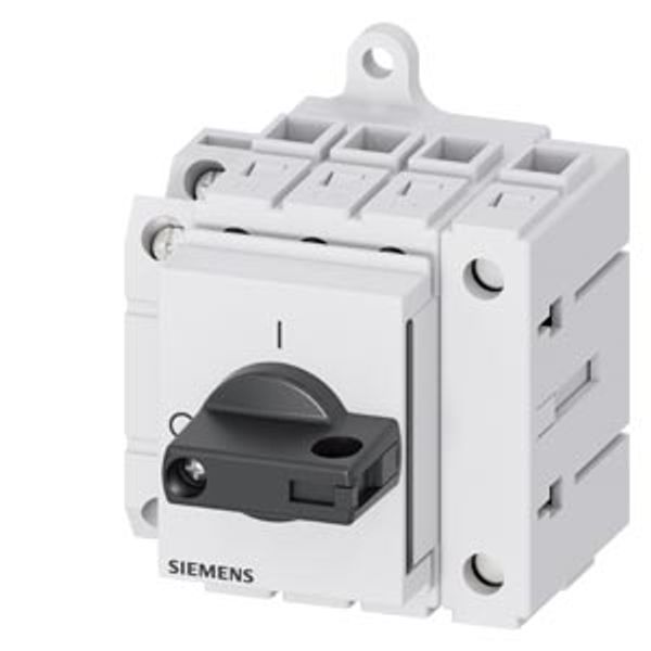 Switch disconnector 3LD3, Iu 63 A main control switch 3-pole + N image 2