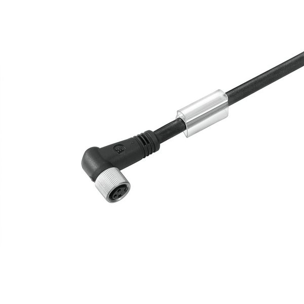 Sensor/actuator line, One end without connector, M8, Number of poles : 4, 0.9 m, Socket, angled, Shielded: No, LED: No, Sheath material: PUR, Halogen: No image 2