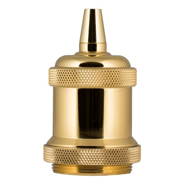 Retro Lampholder Alu E27 Compl. Gold image 1