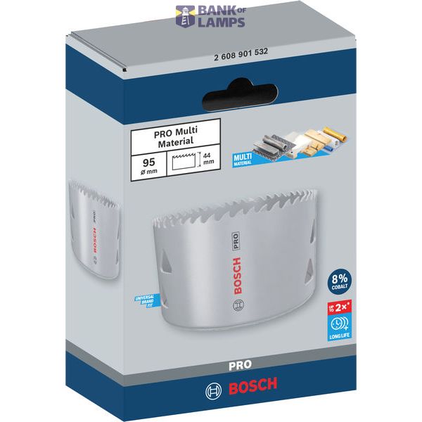 PRO Multi Material Hole Saw, 95 mm image 2