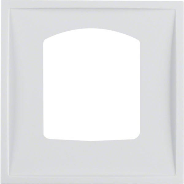 Central part for plug-and drop socket, Berker S.1/B.x, white, gloss image 1