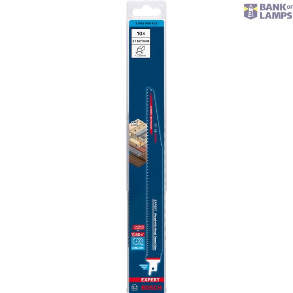 EXPERT Wood with Metal Demolition S1267XHM Reciprocating Saw Blade 1-pc image 2