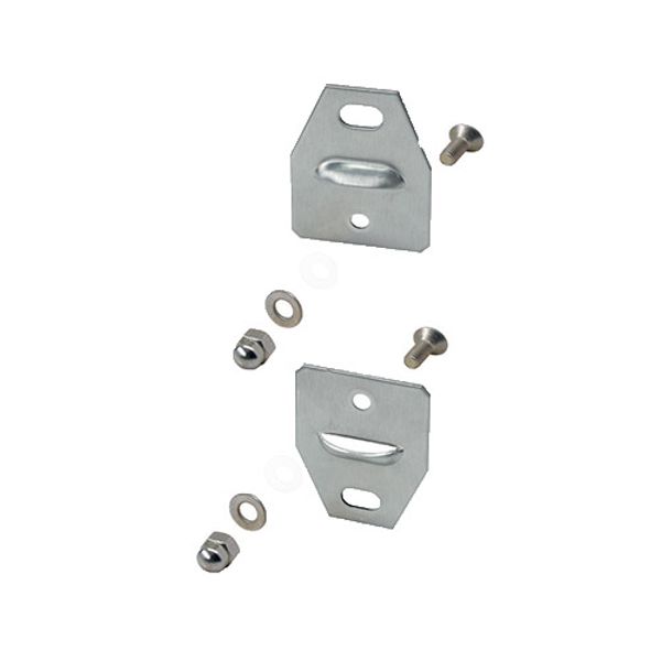 Couple of stainless steel wall-mounting brackets image 1