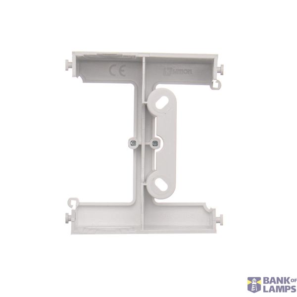 IP44 single socket outlet with frame seal - transparent flap, 16A, white image 1