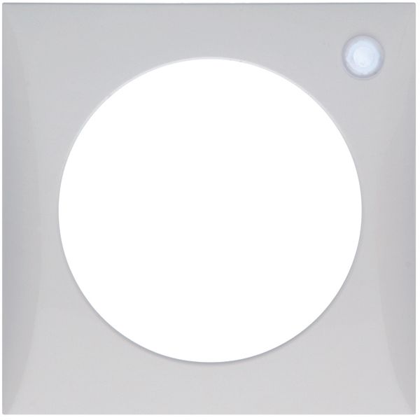 Frame, with lens top right, Integro Flow, polar white glossy image 1