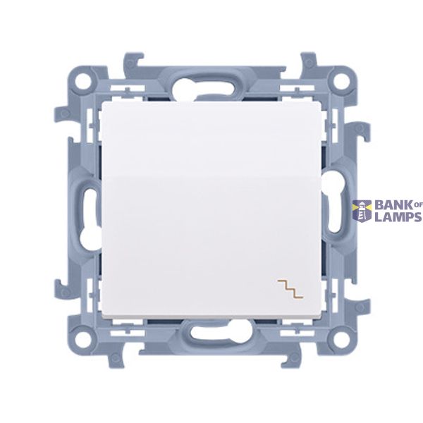Two-way switch, 10AX, white image 1