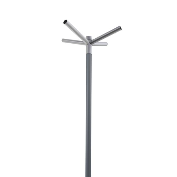 Pole mounting L 1015 B 1015 H 250 d 76 colour: silver image 1