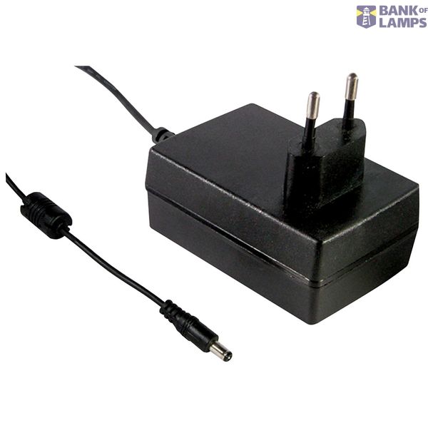 GSM25E18-P1J Plug-in switching power supply, 25W, 18V, 1.38A medical,, MEAN WELL image 1
