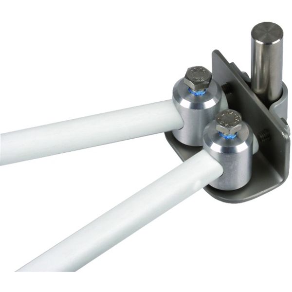 Adapter for angled support StSt f. air-termination rods D 16mm f. DEHN image 1
