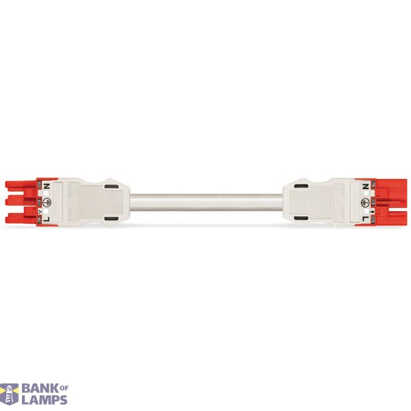pre-assembled connecting cable Cca Socket/open-ended gray image 1