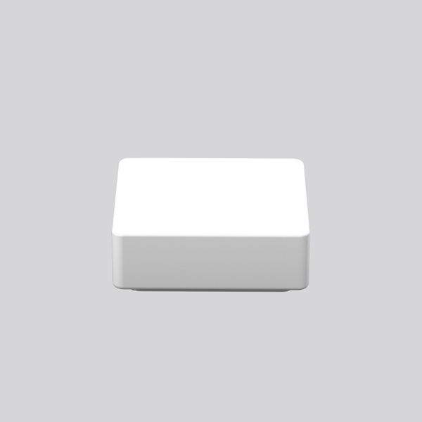 Replacement glass, moulded glass L 250 B 250 H 95 colour: white image 2