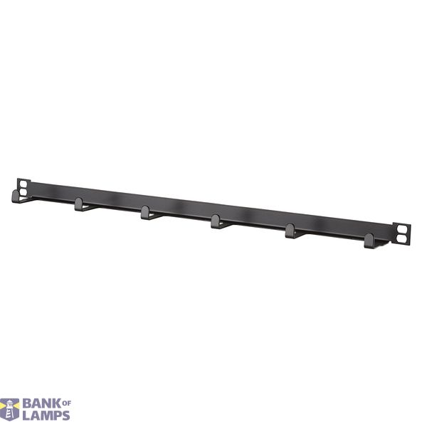 Cable manager 19 inches/0,5RU 56 mm RAL 9005 black image 2